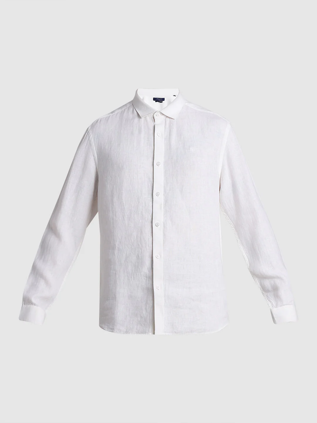 White Linen Full Sleeves Shirt - Image 7