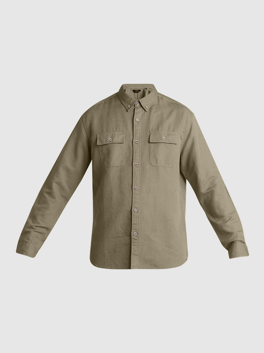 Brown Linen Full Sleeves Shirt - Image 7