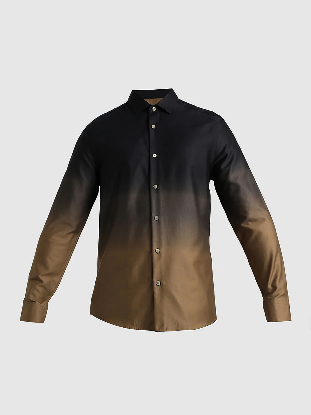 Black Ombre Full Sleeves Shirt - Image 7