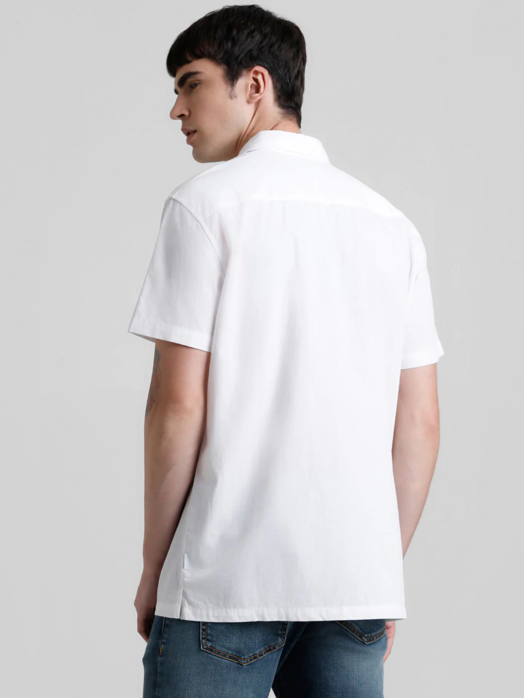 URBAN RACERS by JACK&JONES WHITE RACER PRINT SHIRT - Image 4
