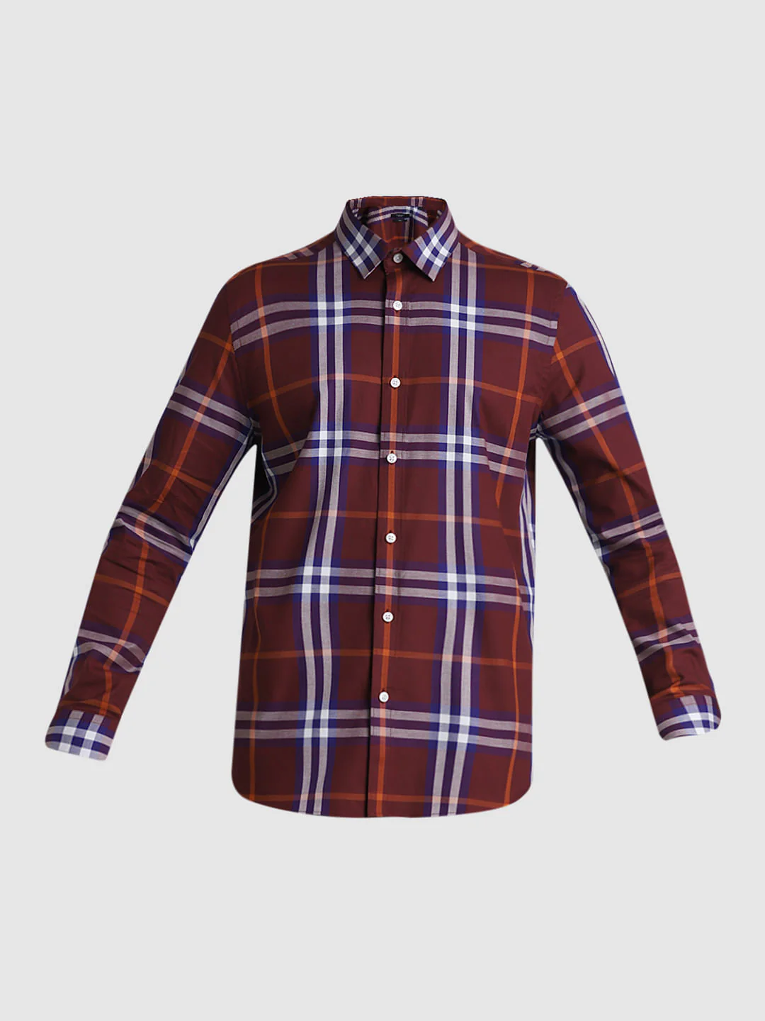 Red Check Print Full Sleeves Shirt - Image 7