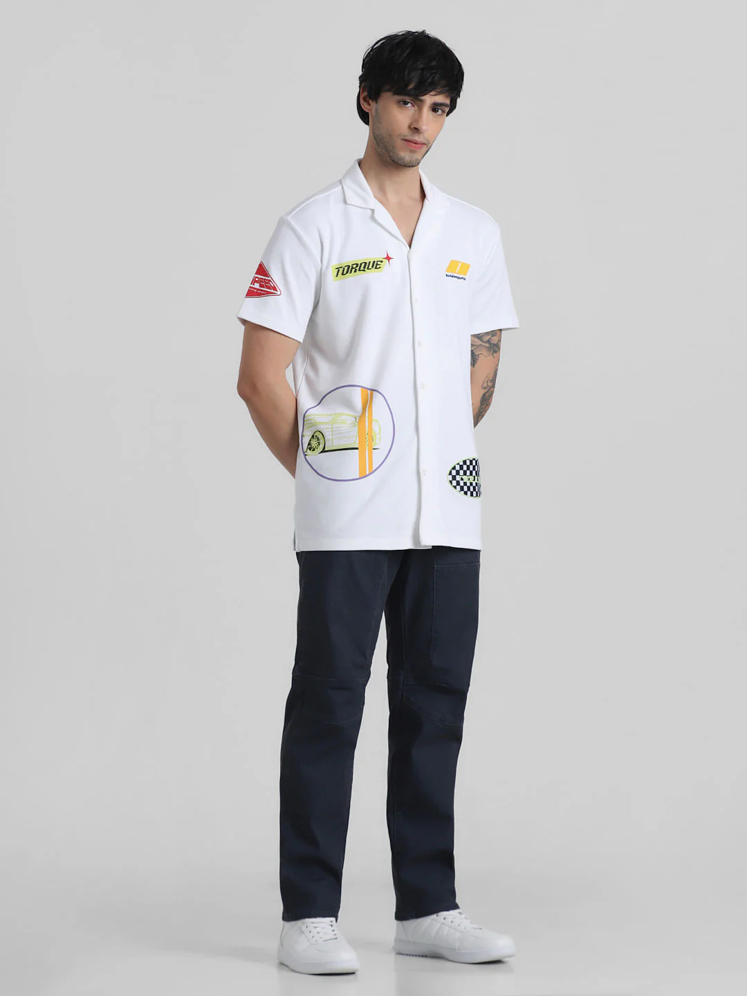 URBAN RACERS by White Short Sleeves Shirt - Image 7