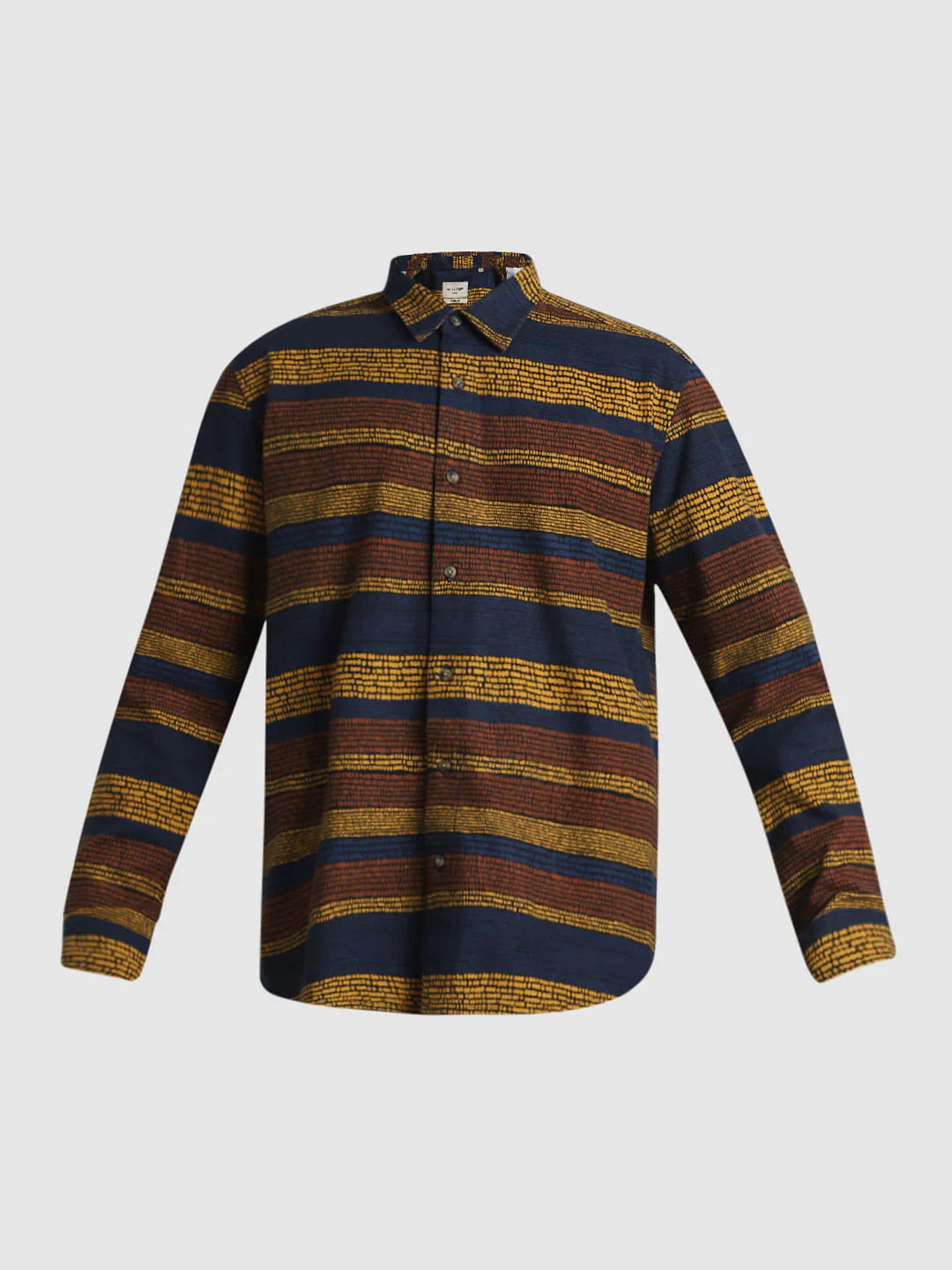 Blue Printed Full Sleeves Shirt - Image 7
