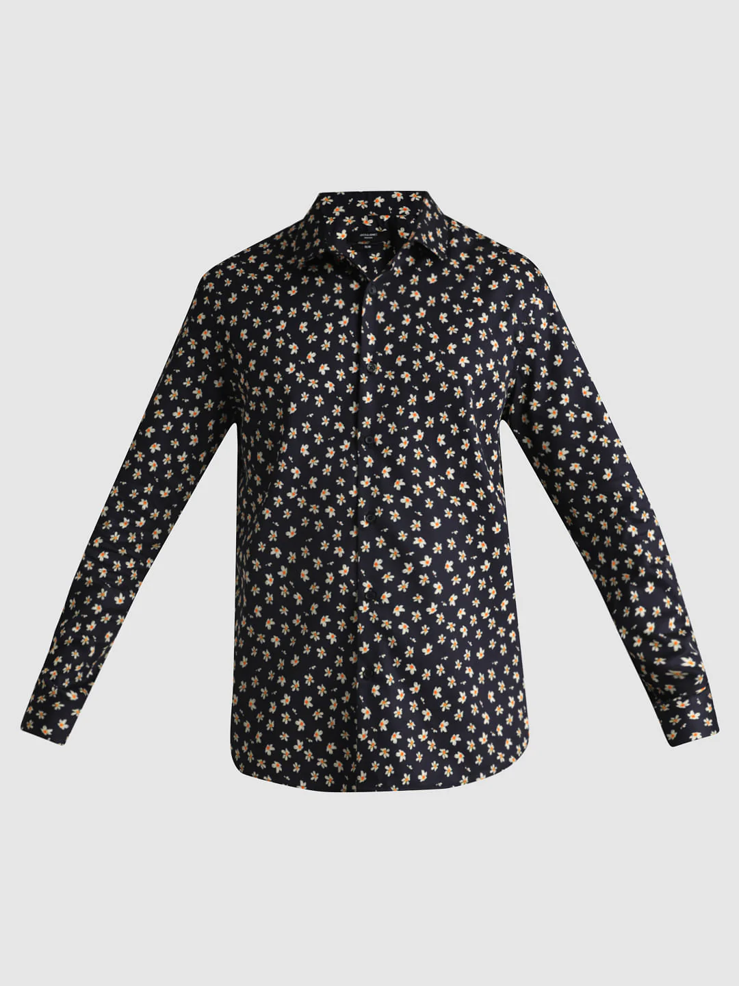 Black Floral Full Sleeves Shirt - Image 7