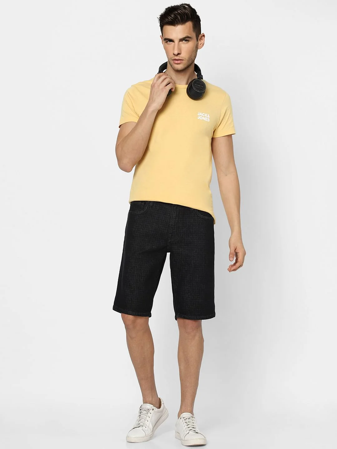 Black Low Rise Shorts
