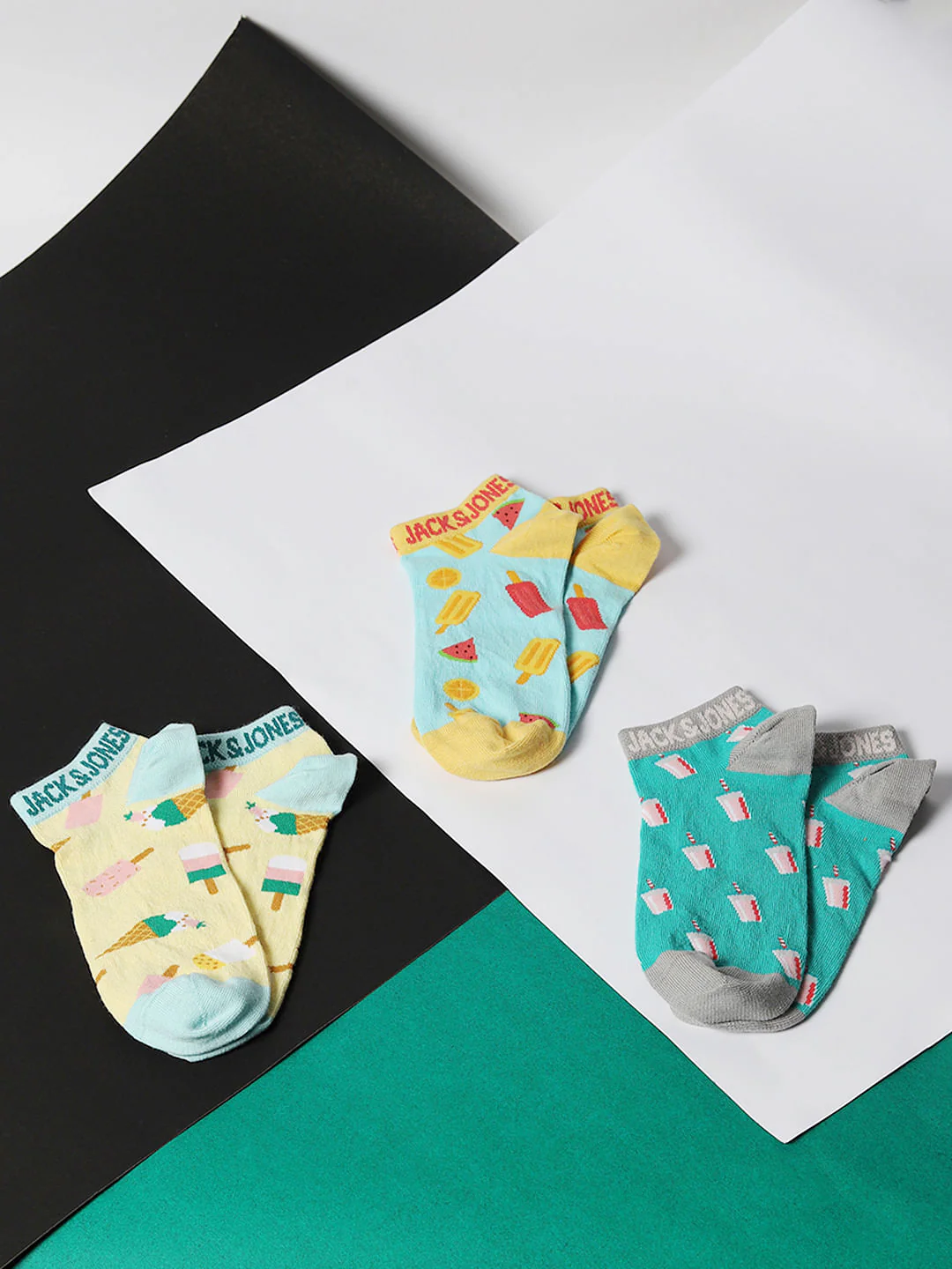 Pack Of 3 Ankle Length Socks