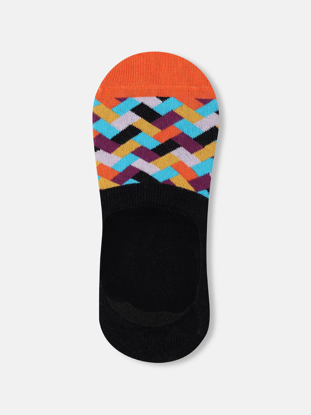Pack of 3 Check Print No-Show Socks - Image 5