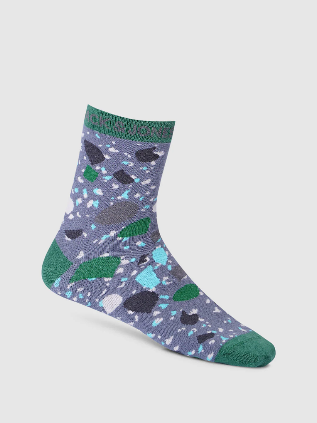 Pack Of 3 Printed Mid Length Socks - Image 4