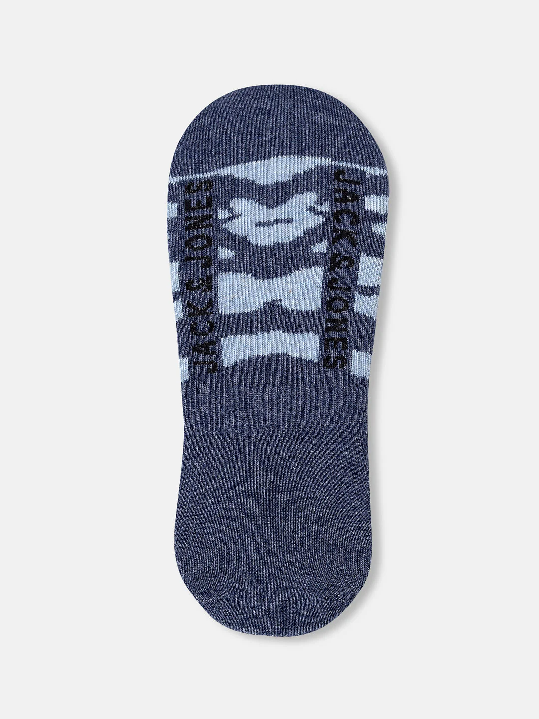 Blue Animal Print No Show Socks - Image 3