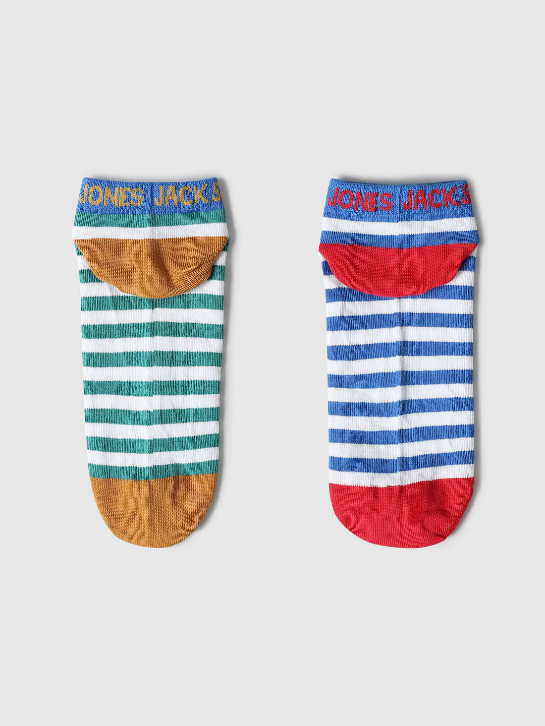 Pack of 2 Striped Ankle Length Socks - Image 5