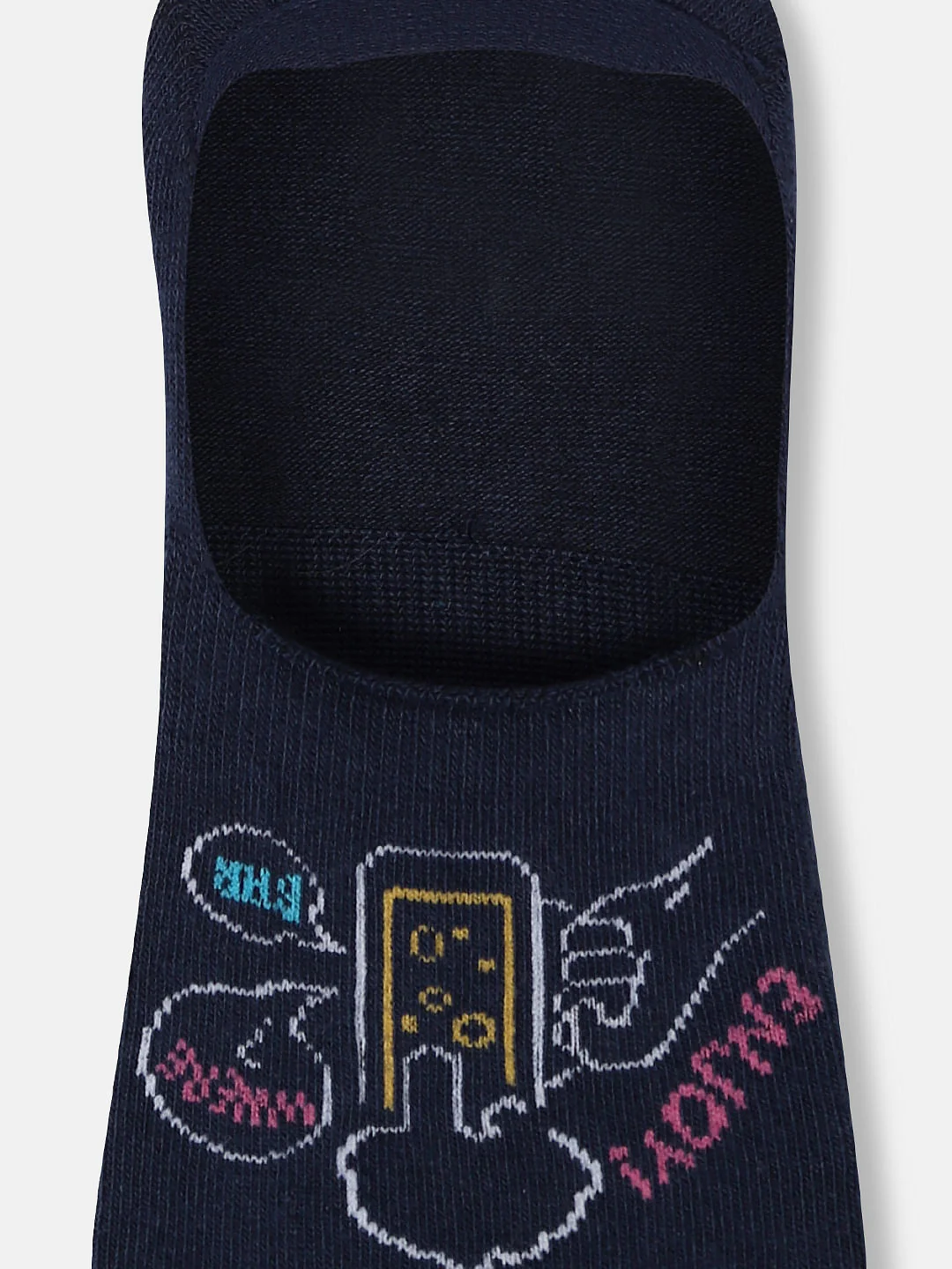 Pack Of 2 No Show Socks - Green & Blue - Image 5
