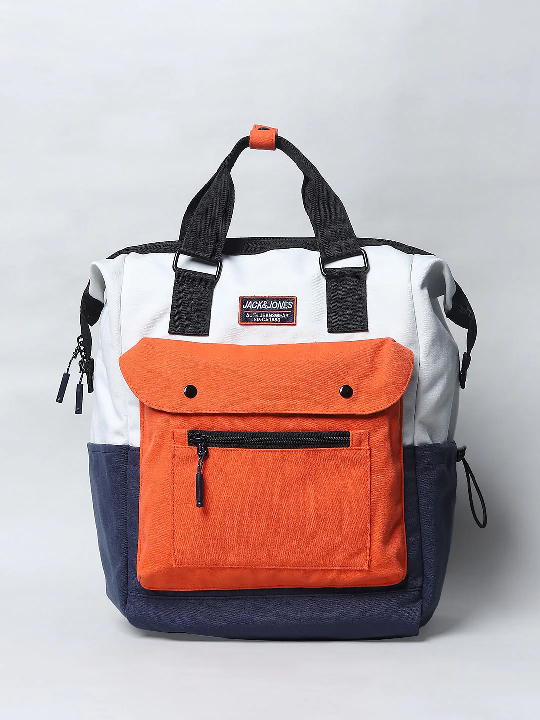 Blue Colourblocked Backpack - Image 2