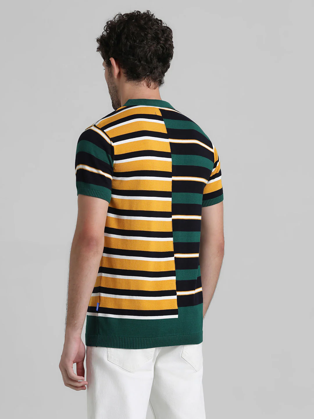 Multi-Colour Knitted Polo - Image 4