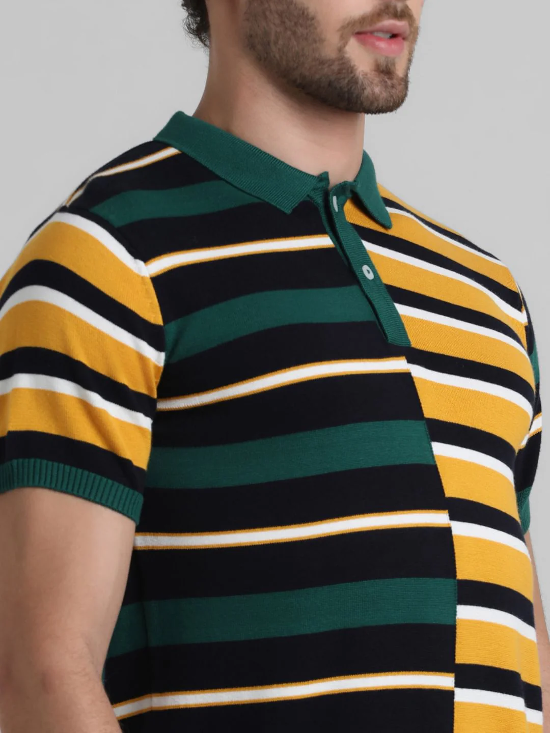 Multi-Colour Knitted Polo - Image 5