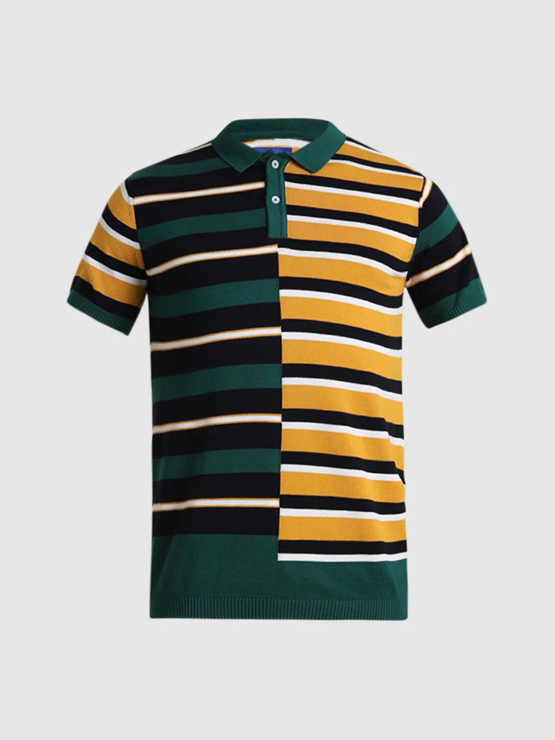 Multi-Colour Knitted Polo - Image 7