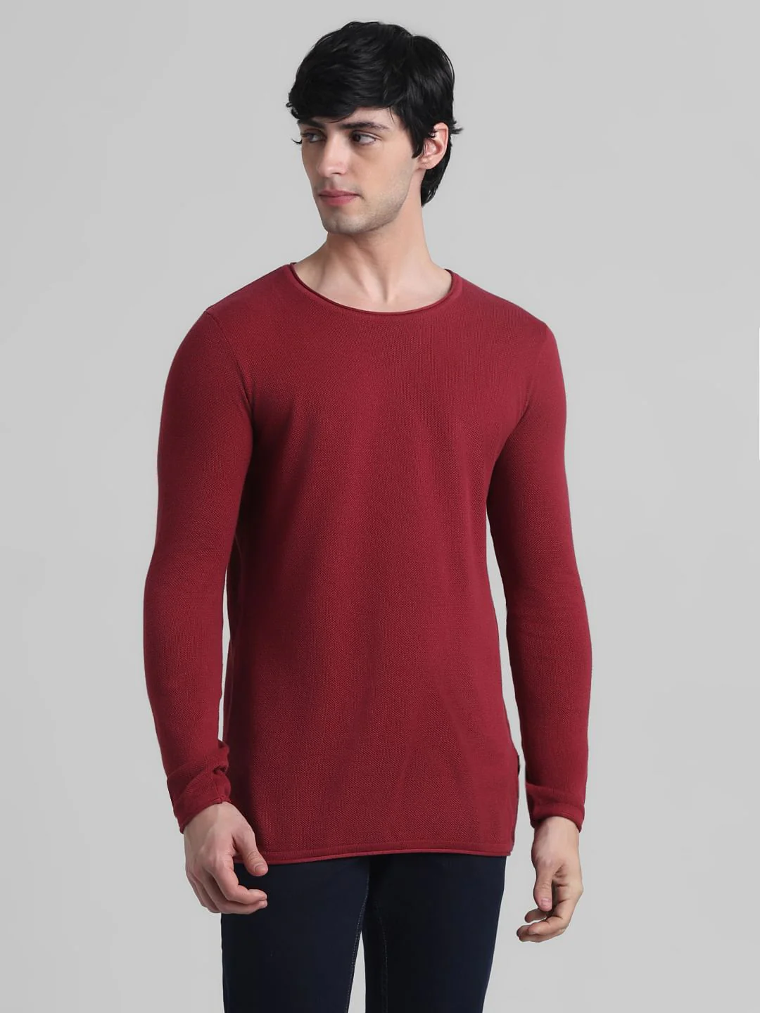Red Crew Neck Pullover - Image 2