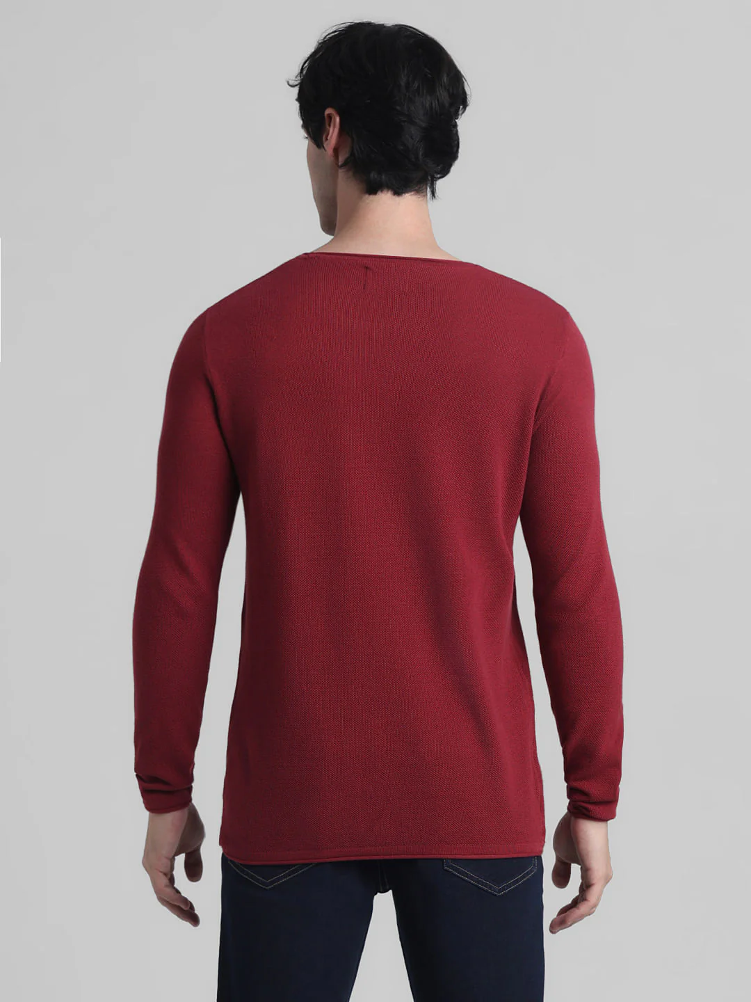 Red Crew Neck Pullover - Image 4