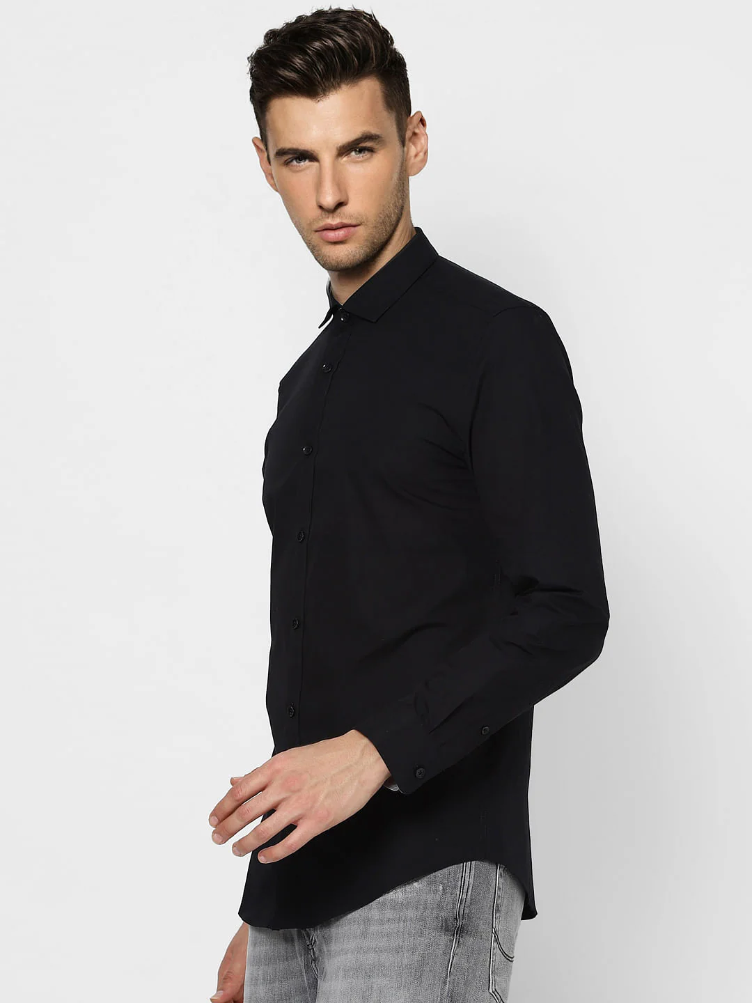 Black Full Sleeves Shirt - Image 3