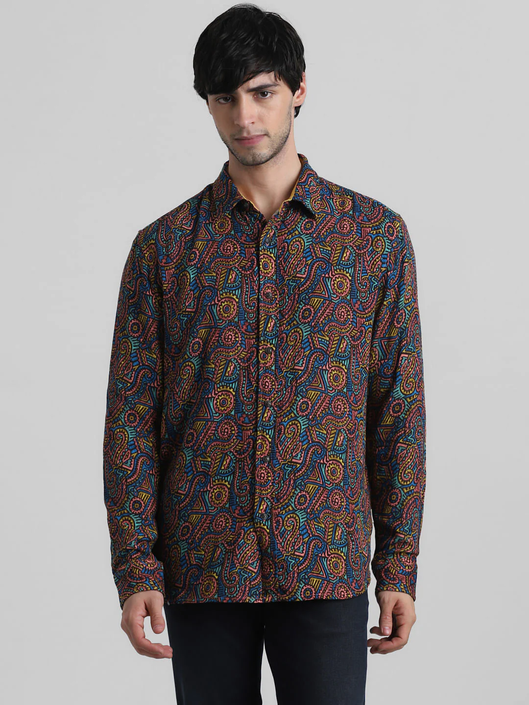 Multi-Coloured Printed Full Sleeves Shirt - Image 2