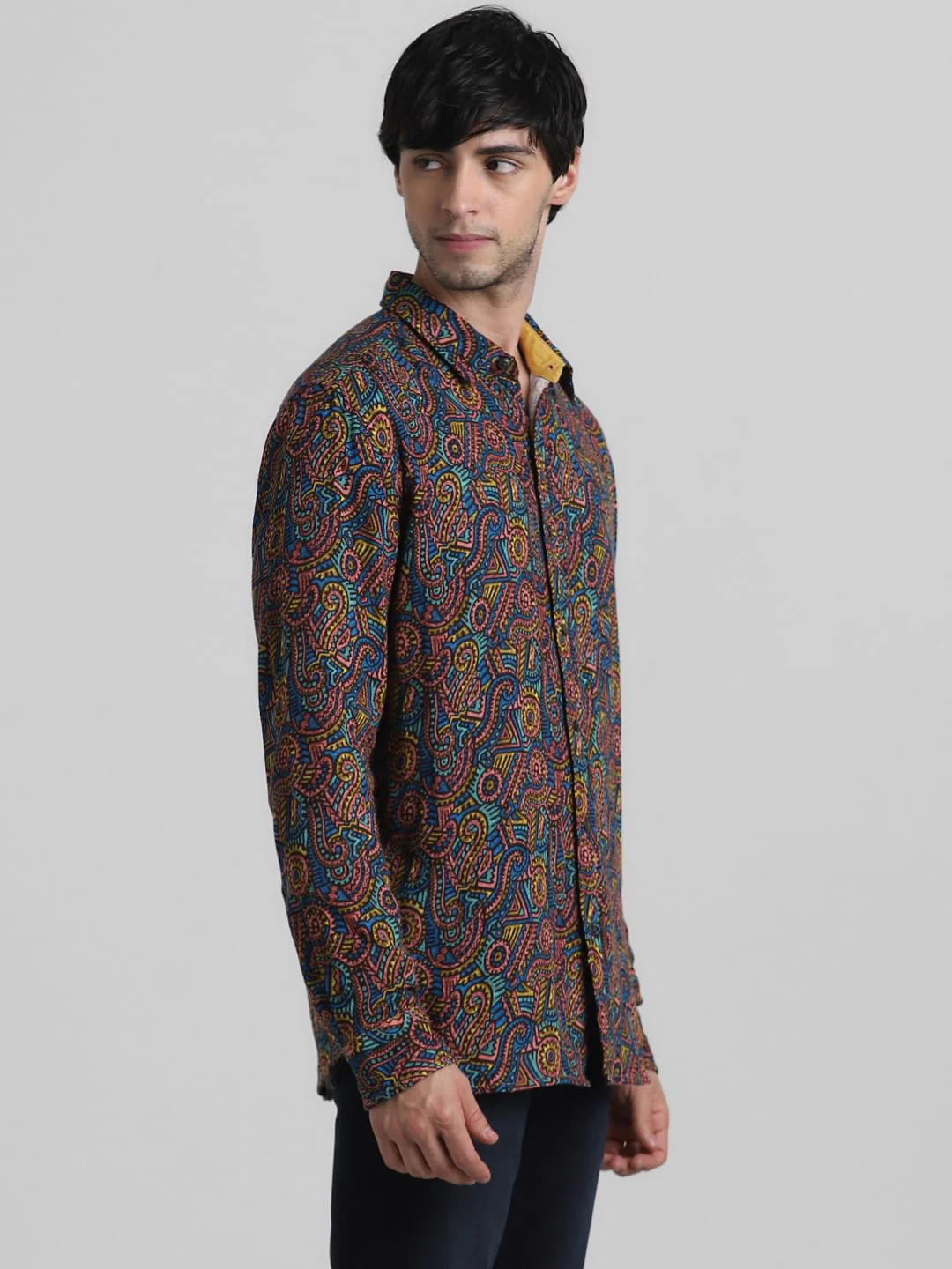 Multi-Coloured Printed Full Sleeves Shirt - Image 3