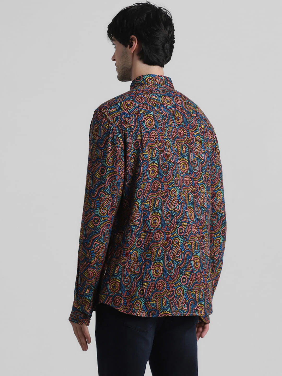 Multi-Coloured Printed Full Sleeves Shirt - Image 4