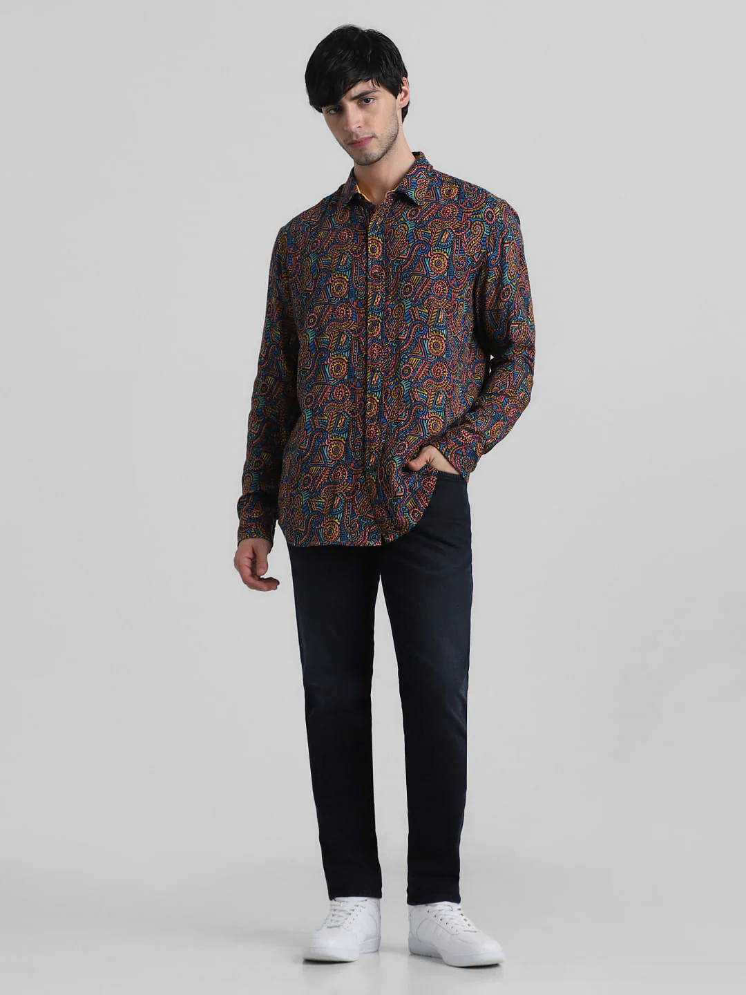 Multi-Coloured Printed Full Sleeves Shirt - Image 6