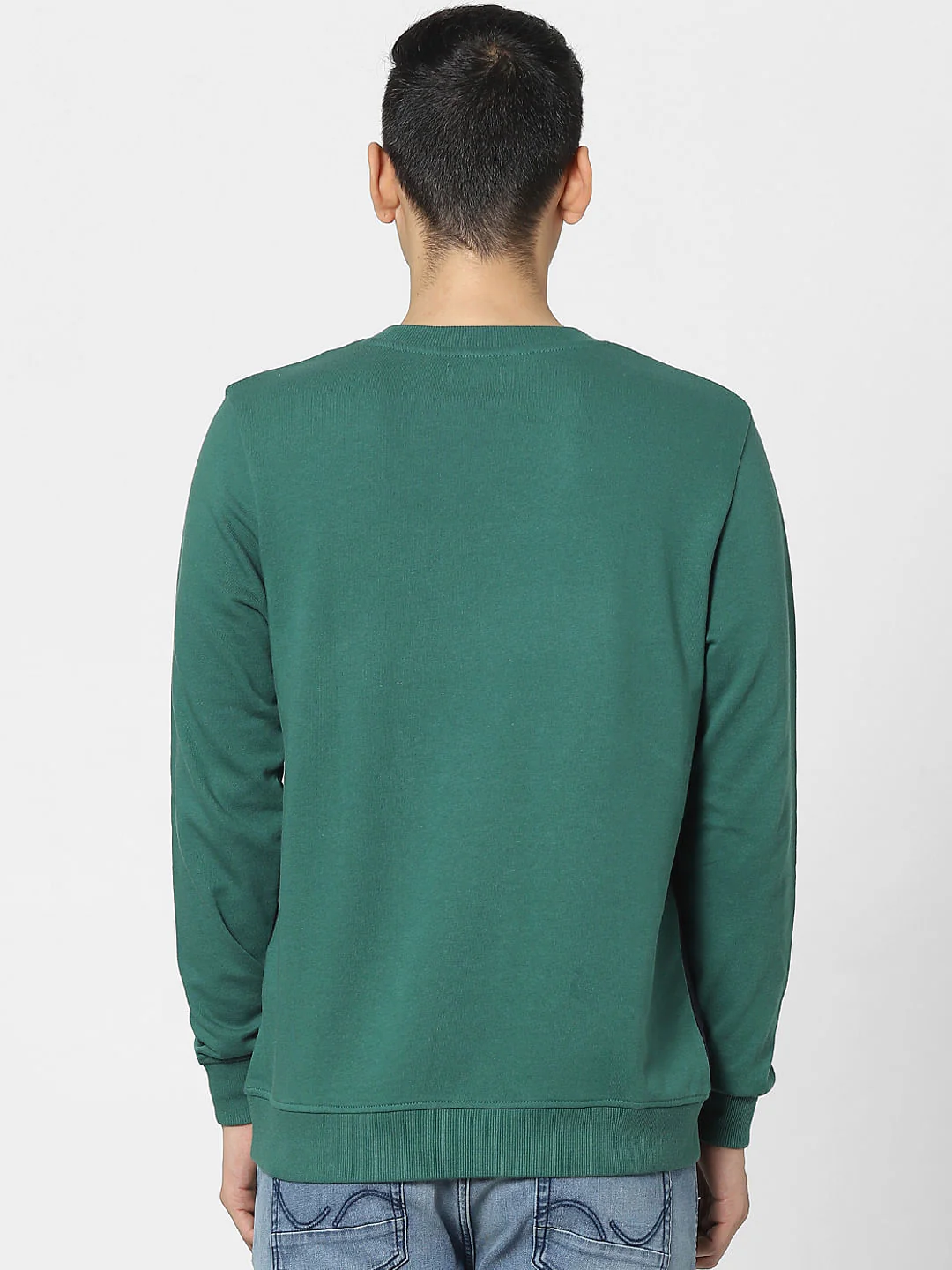 Green Colourblocked Sweatshirt - Image 4