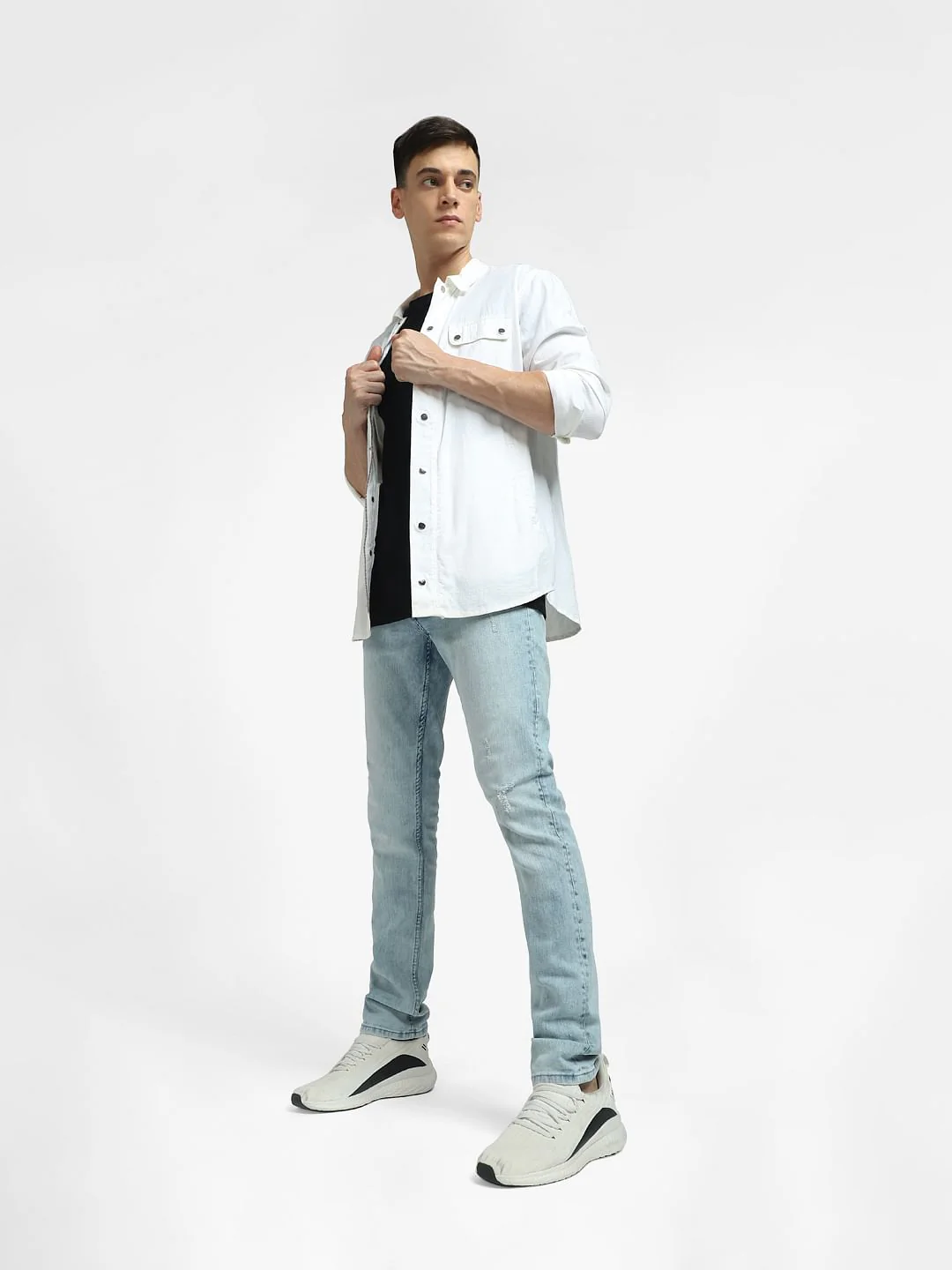 Light Blue Low Rise Liam Skinny Fit Jeans
