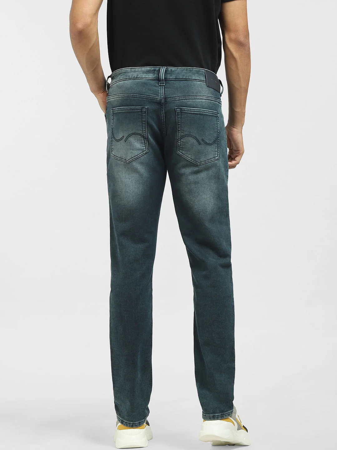 Dark Blue Low Rise Ben Skinny Jeans - Image 4
