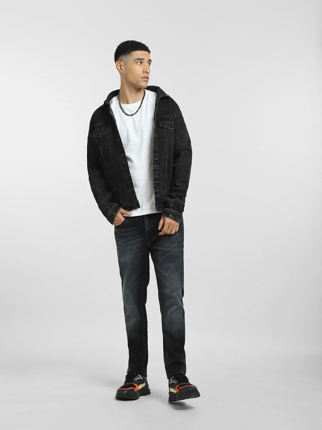 Dark Blue Low Rise Washed Liam Skinny Jeans