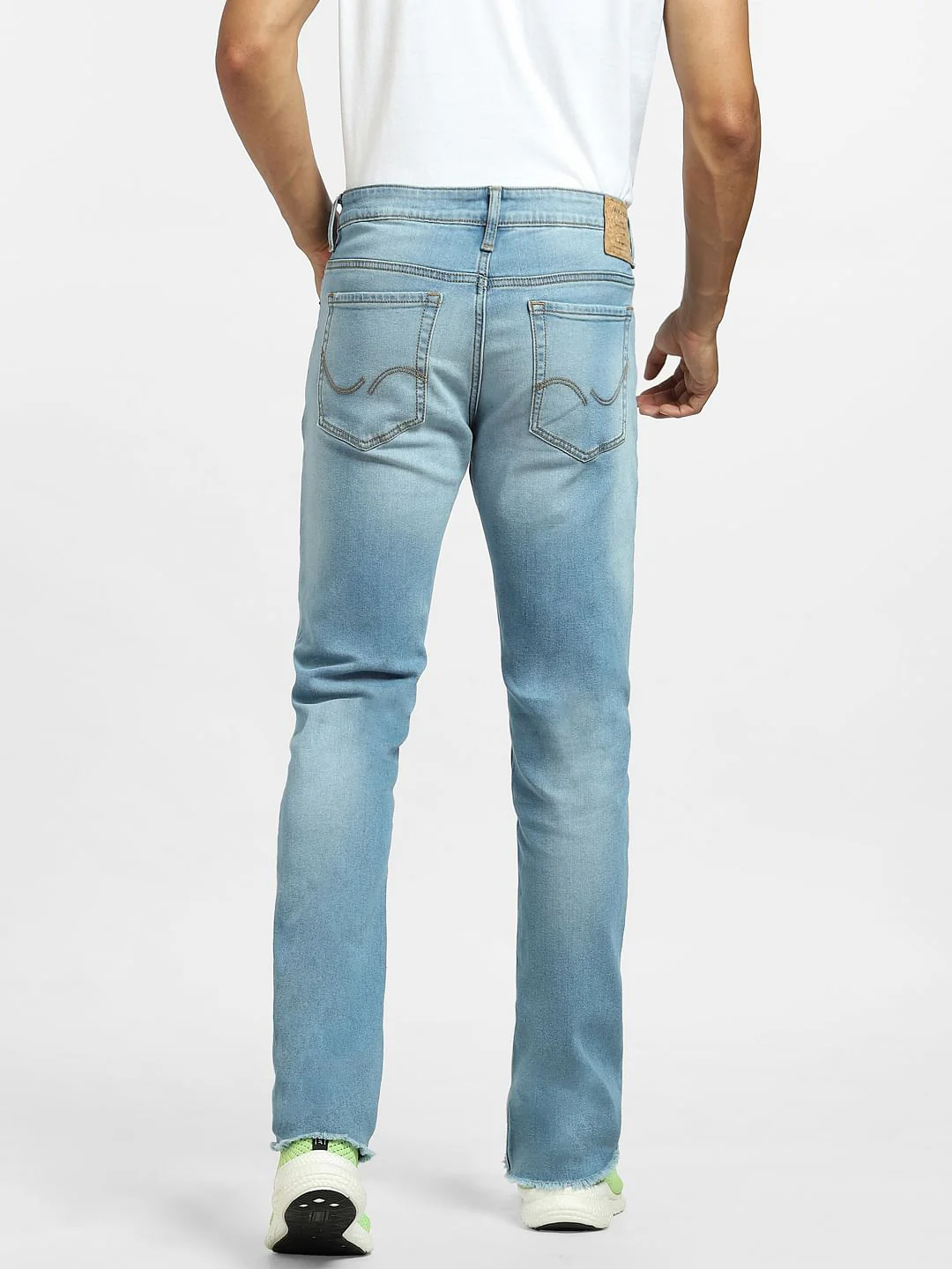 Light Blue Low Rise Washed Glenn Slim Jeans - Image 4