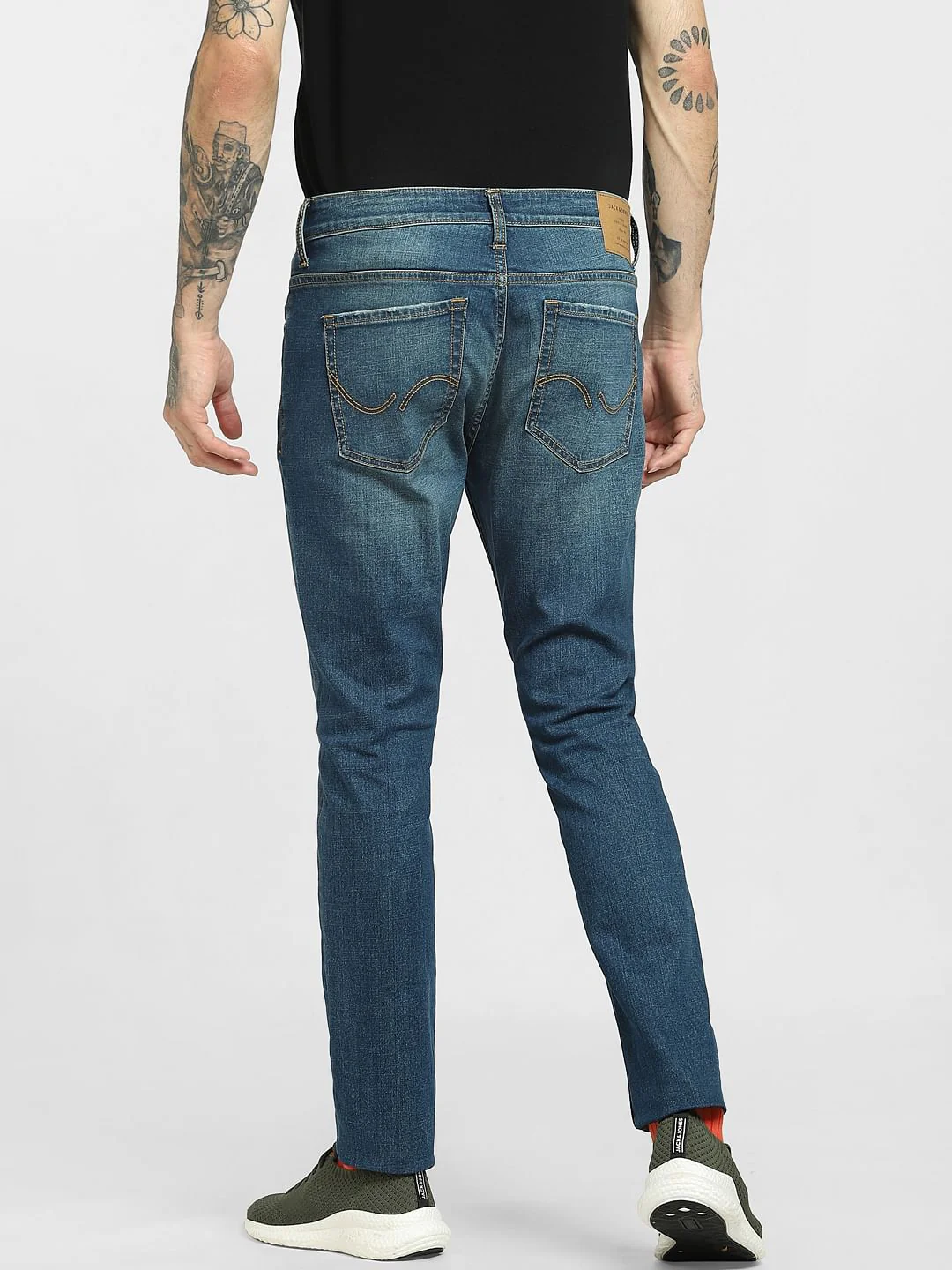 Blue Low Rise Liam Skinny Jeans - Image 4
