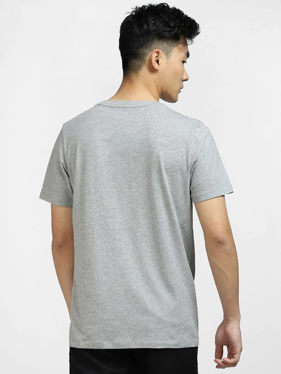 Grey Crew Neck T-shirt - Image 4