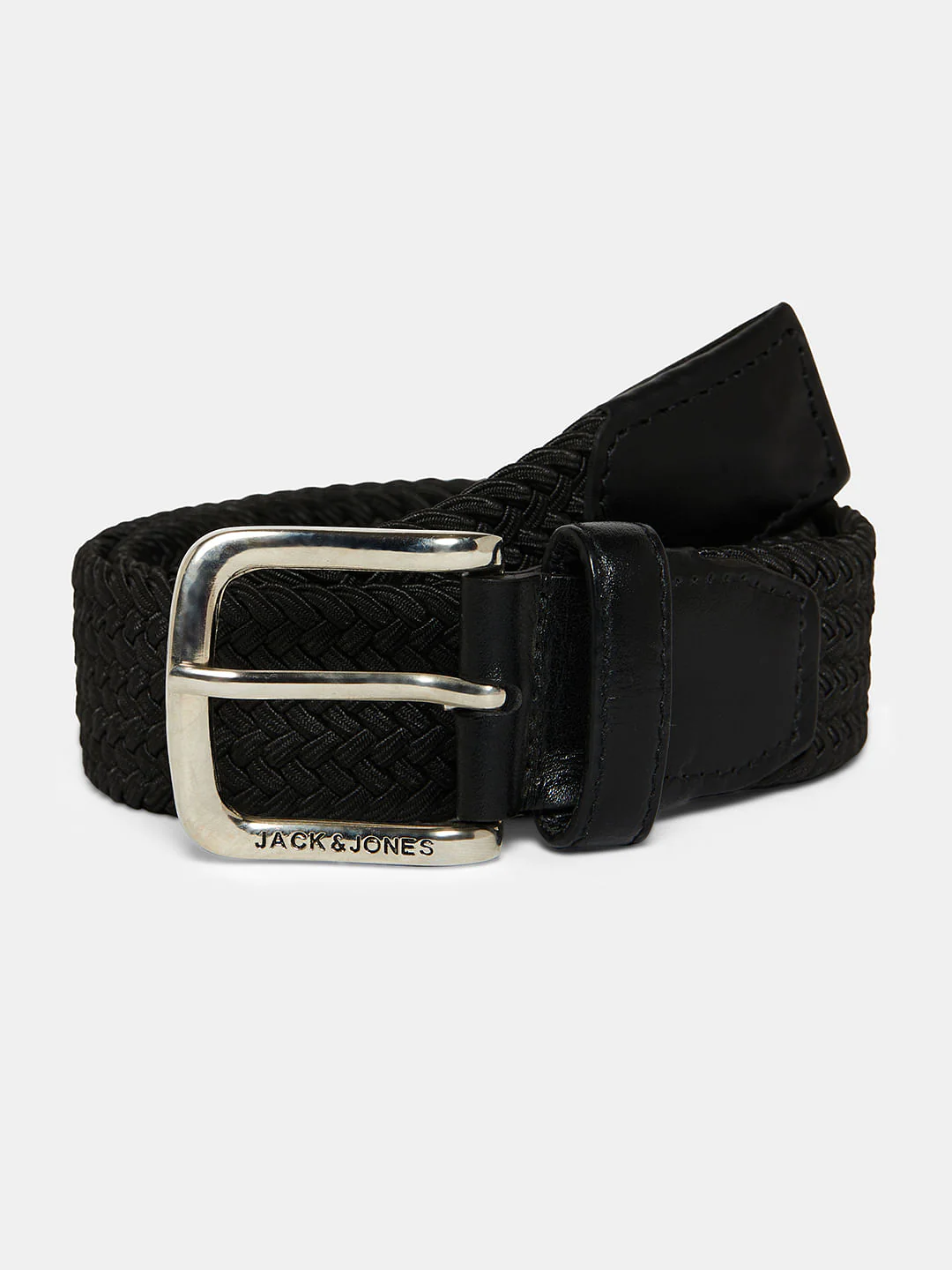 Boys Black Braided Belt - Image 2