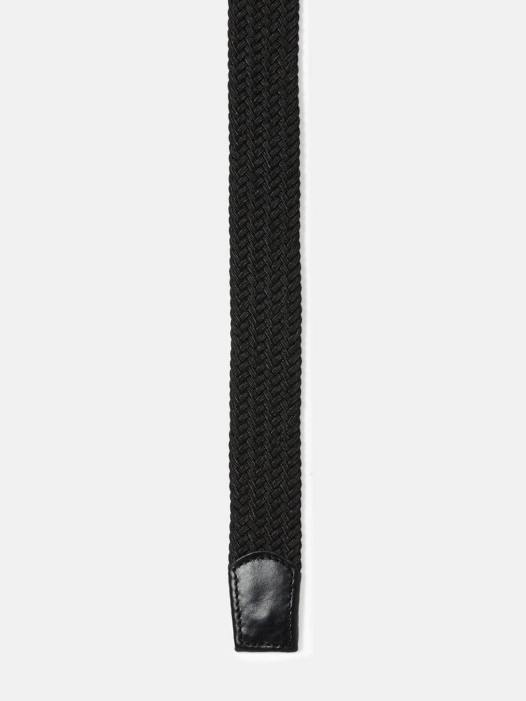 Boys Black Braided Belt - Image 5