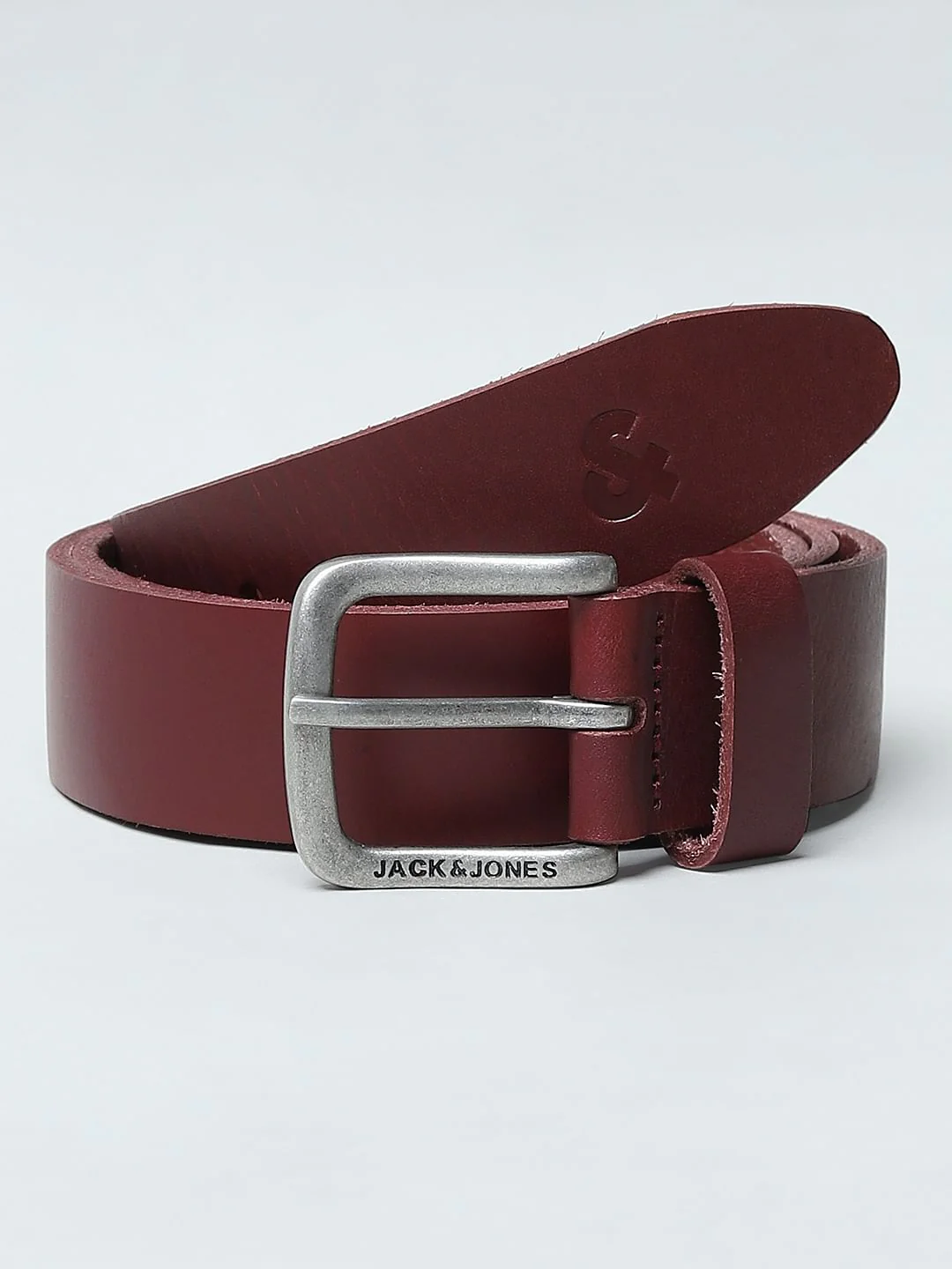 Maroon Leather Belt - Image 2