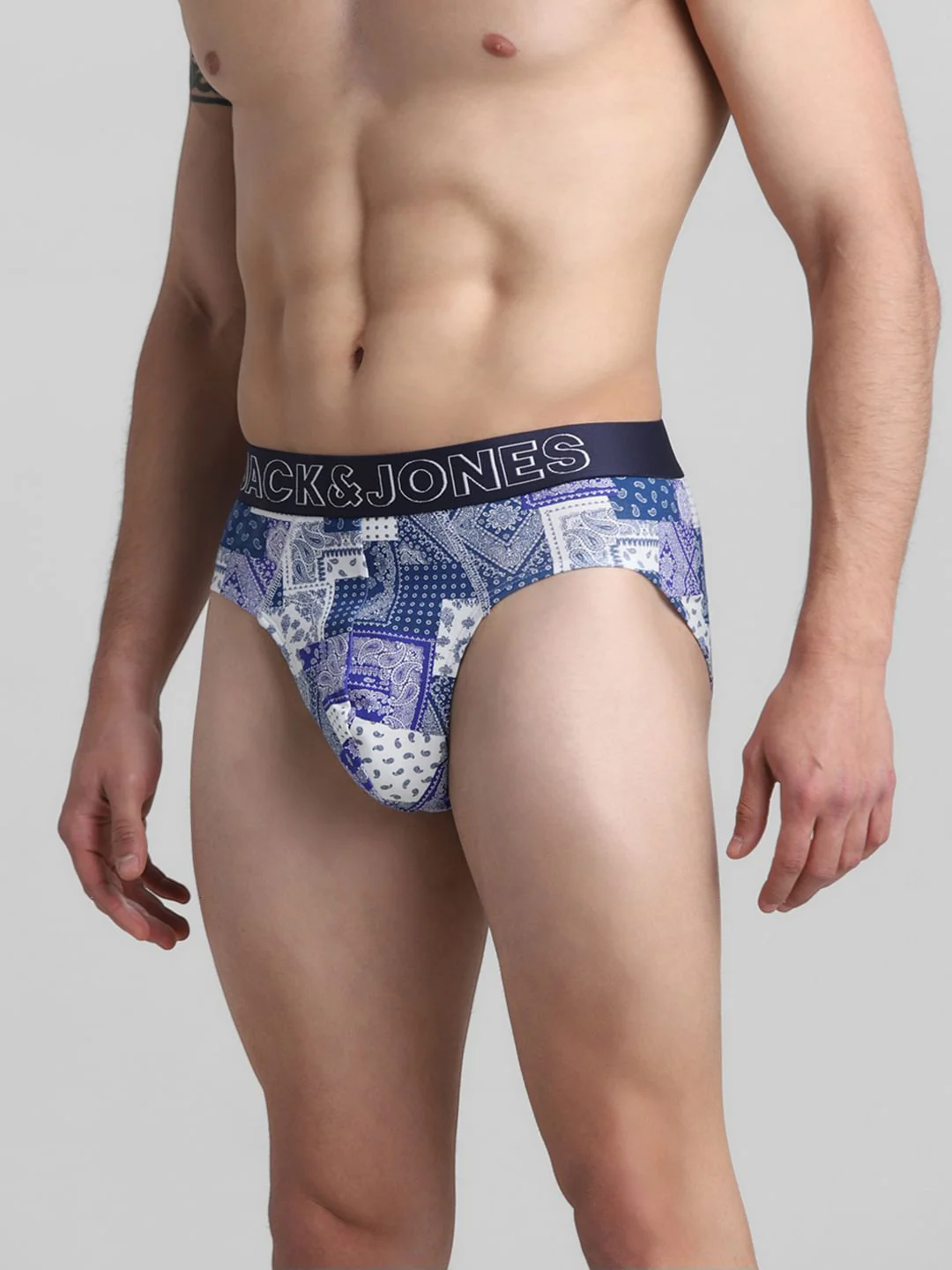 Blue Bandana Printed Briefs - Image 2