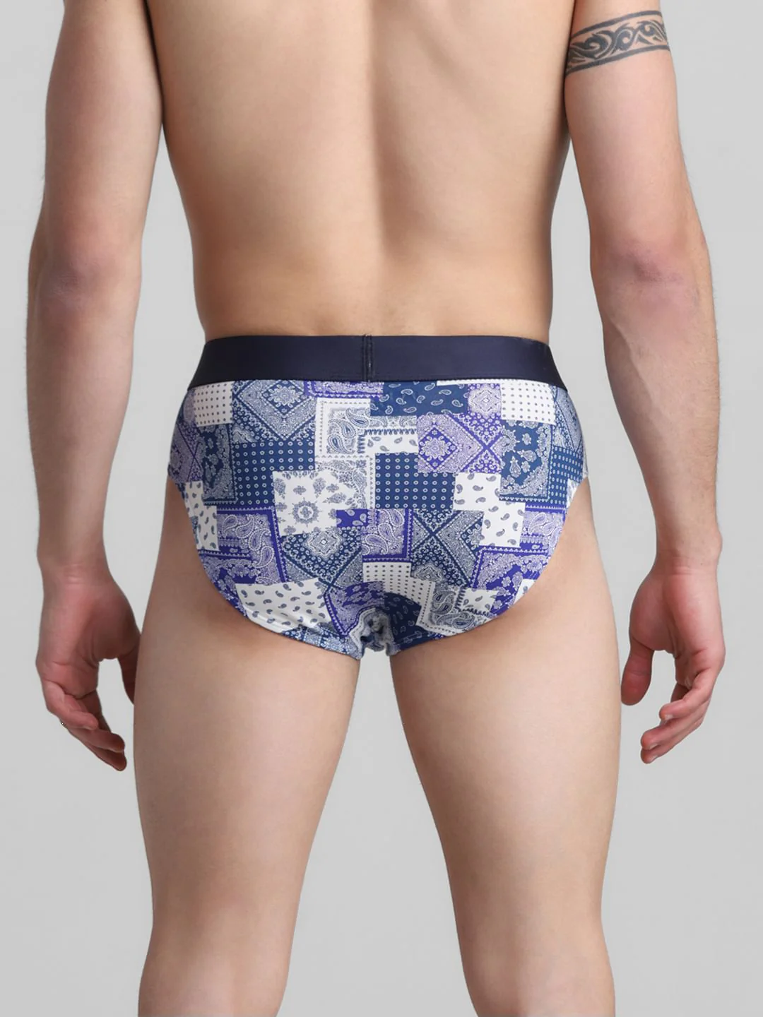 Blue Bandana Printed Briefs - Image 3