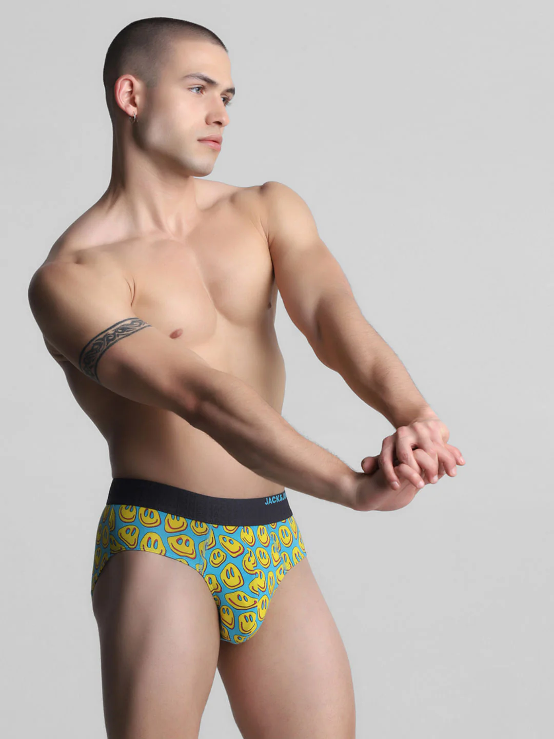 Blue Printed Briefs - Image 5