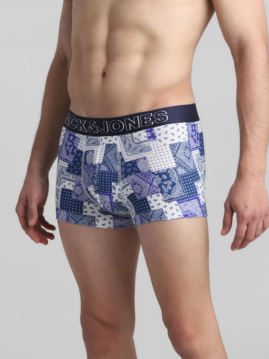 Blue Bandana Printed Trunks - Image 2