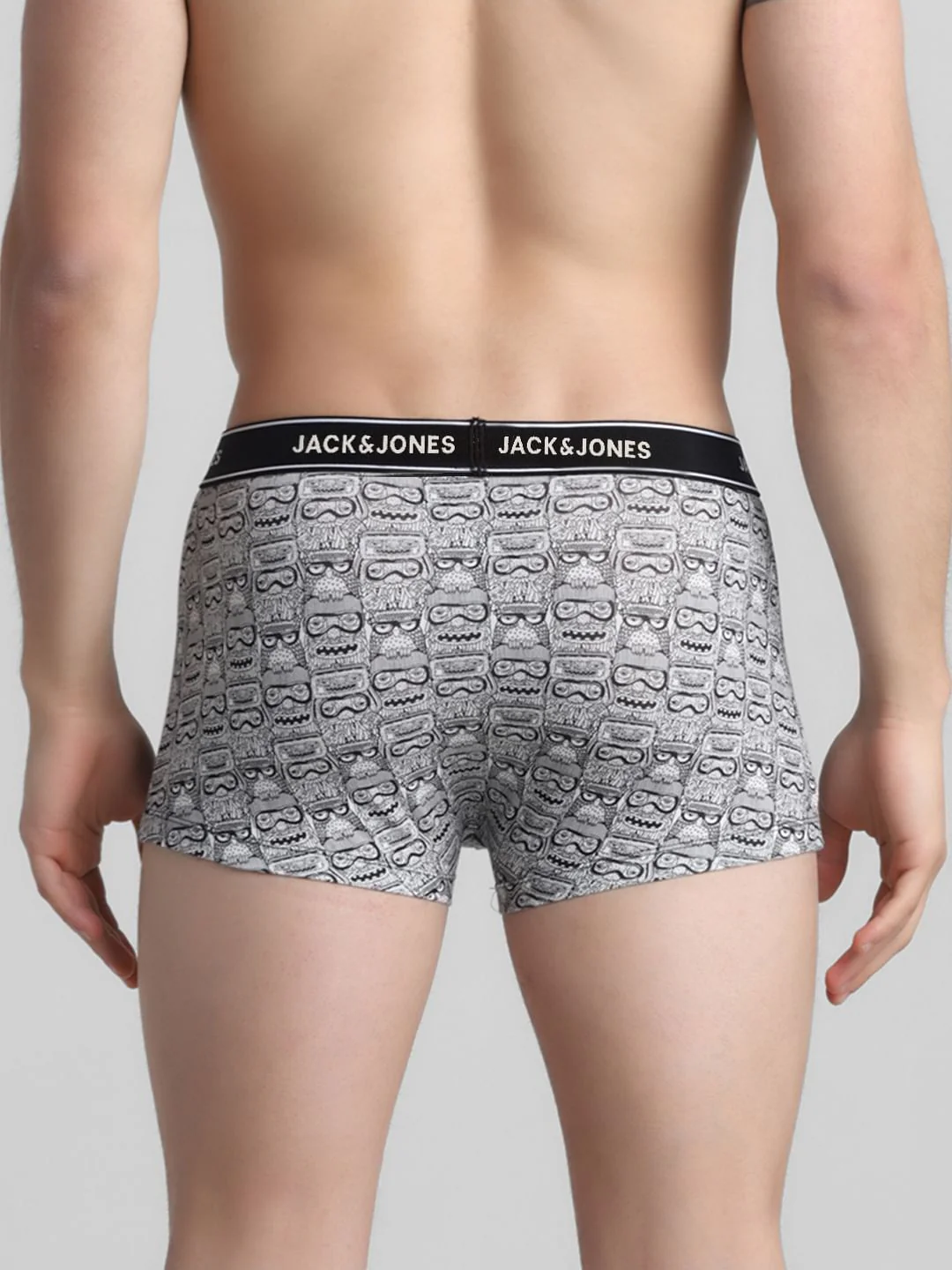 White All Over Print Trunks - Image 3