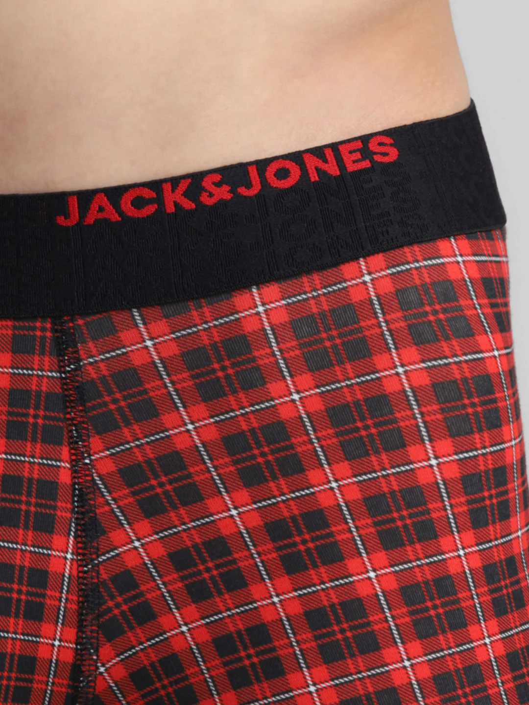 Black & Red Check Trunks - Image 4