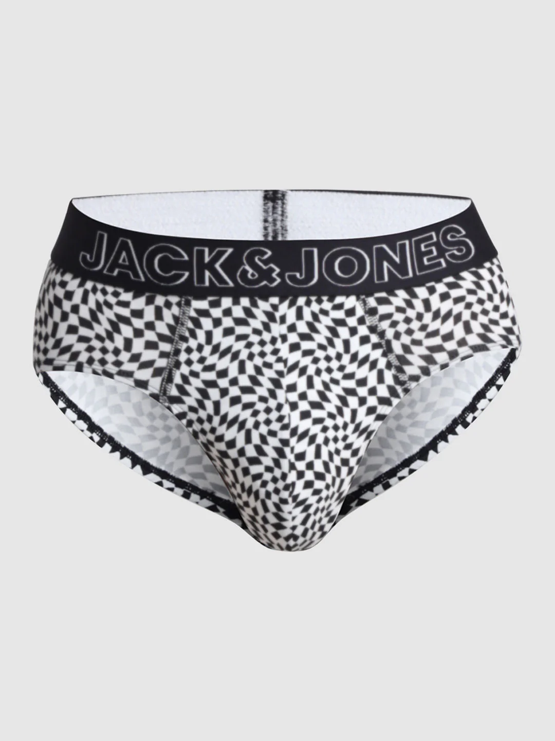 Black Monochrome Printed Briefs - Image 6