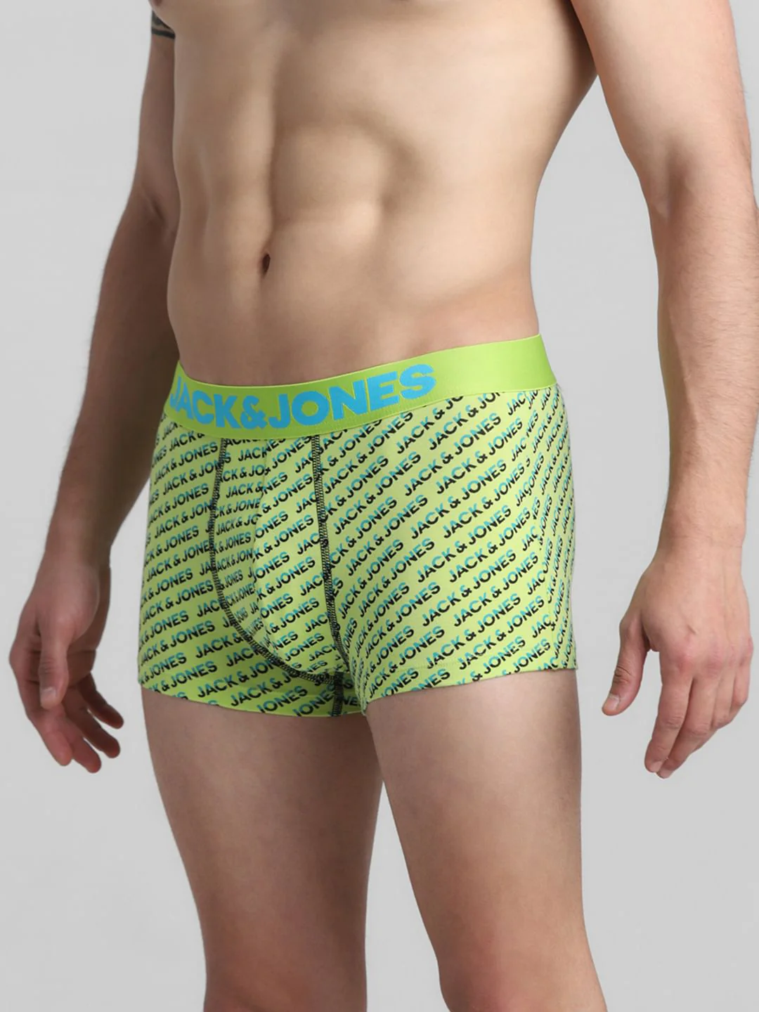 Green Logo Print Trunks - Image 2