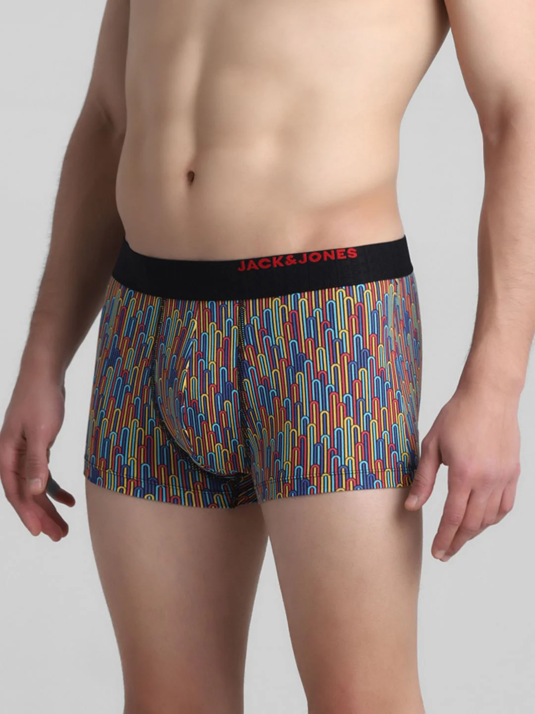 Multi-Colour Abstract Print Trunks - Image 2