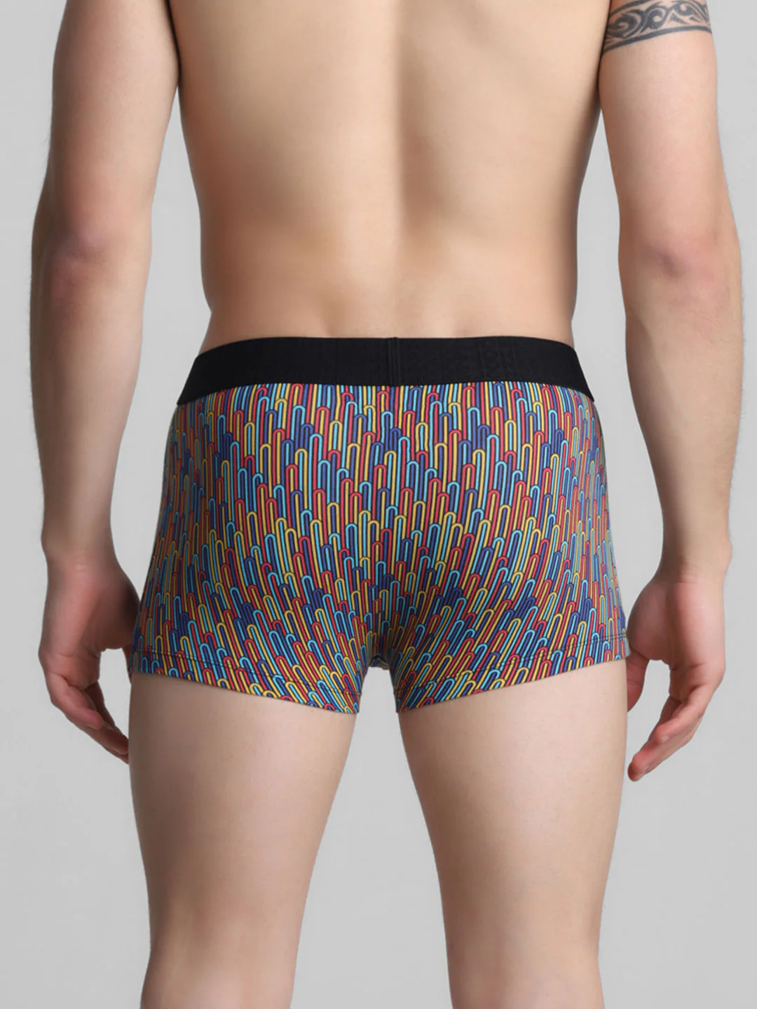 Multi-Colour Abstract Print Trunks - Image 3