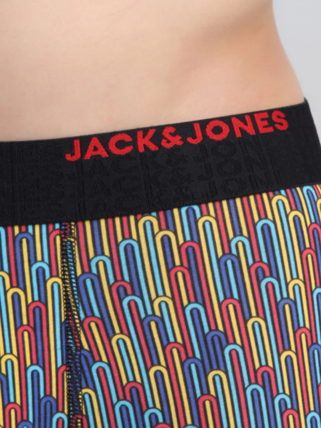 Multi-Colour Abstract Print Trunks - Image 4