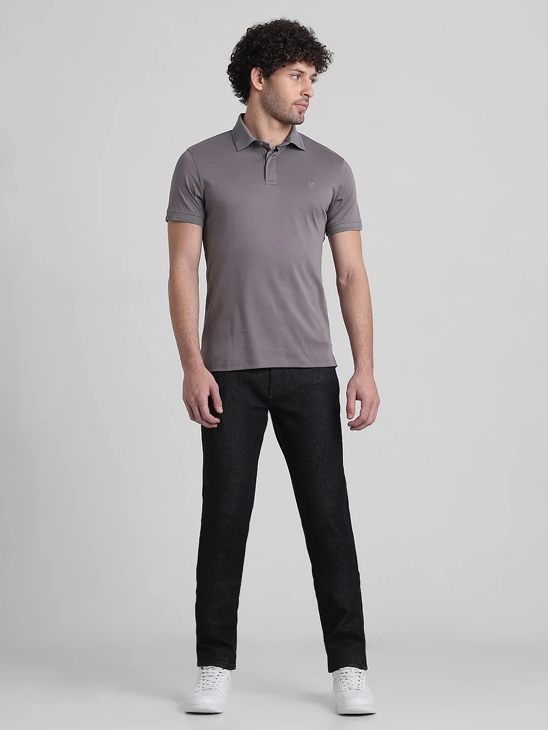 Dark Grey Polo T-shirt - Image 6