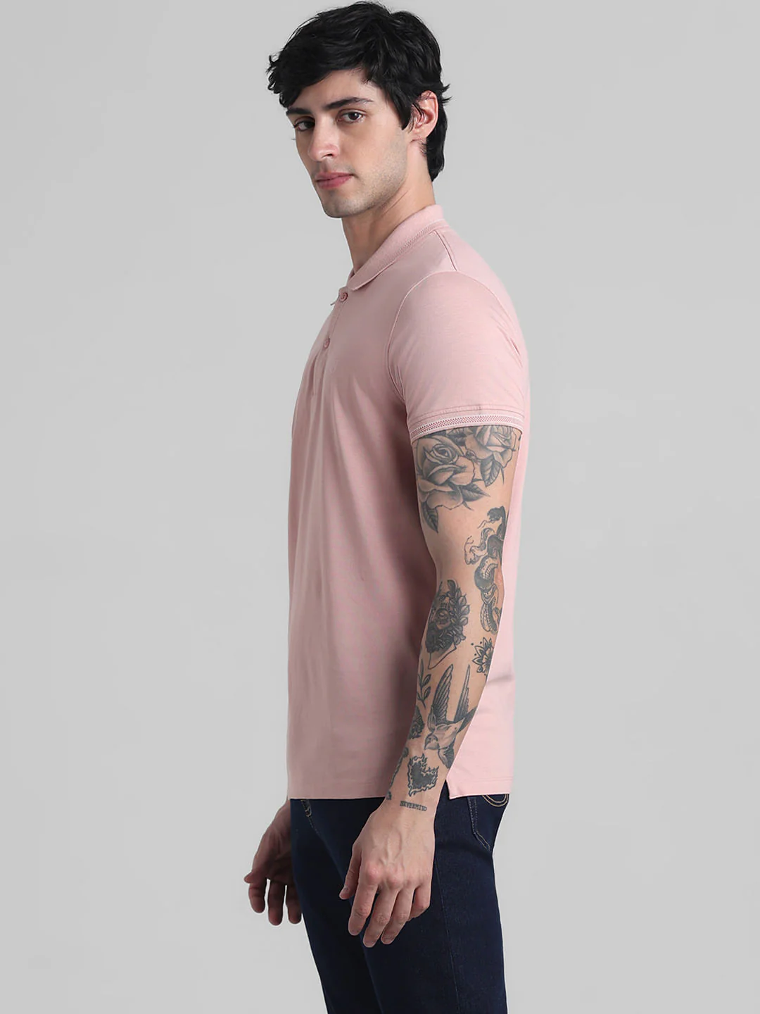 Pink Crew Neck T-shirt - Image 3