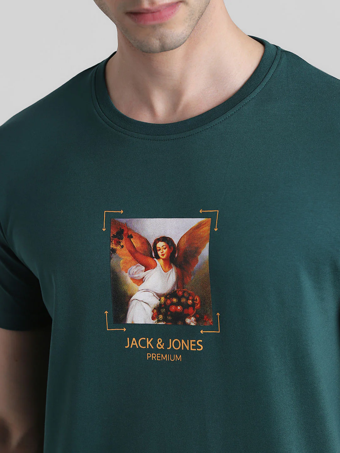 Green Graphic Print T-shirt - Image 5